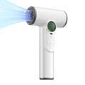 Sèche-cheveux sans fil avec 100 vitesses froid/chaud, affichage intelligent - blanc