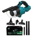 Aspirateur à main sans fil avec filtre HEPA, lumière LED - 9.4Kpa - Vert