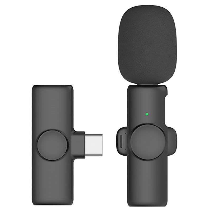 Micro cravate sans fil avec émetteur et récepteur pour smartphones
