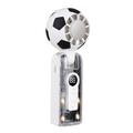 Ventilateur de refroidissement X68 Football Design avec écran LED et fonction de compresse froide - 3600mAh - Blanc