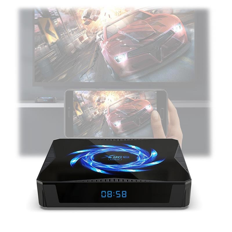 Discriminatie lever is er Smart Box TV Android 10 avec Horloge X96Q Max - 4Go RAM, 64Go ROM