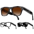 Lunettes intelligentes XK One Pro AI avec fonction d'appel Bluetooth - Noir