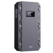 XO CZ025 Démarreur de voiture 3-en-1 & batterie externe 10000 mAh avec lampe torche - Noir