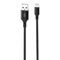 XO NB143 Câble de charge USB vers Lightning - 2,4A, 1m - Noir