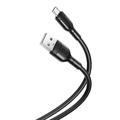 XO NB212 Câble USB vers MicroUSB - 1m, 2.1A - Noir