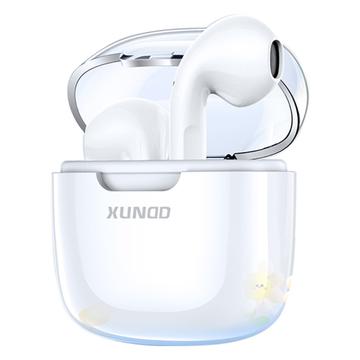 XUNDD X17 Casque d\'écoute Bluetooth 5.3 à faible latence TWS avec étui de chargement - Blanc