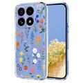Coque Xiaomi 15T en TPU à motif floral