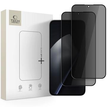 Protection d\'écran Xiaomi 15T/15T Pro Tech-Protect Glass Spy+ Privacy - 2 Pcs. - Noir