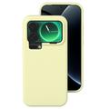 Coque Xiaomi 17 en silicone liquide - Jaune