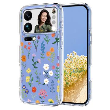 Coque Xiaomi 17 Pro Max en TPU à motif floral - Marguerites