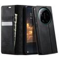 Étui portefeuille Xiaomi 17 Ultra Caseme 033 en texture de veau avec blocage RFID