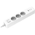 Multiprise Xiaomi 20W 2C1A - Prise UE, 2 ports USB-C, 1 port USB-A - Blanc