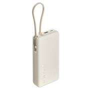 Batterie externe Xiaomi 67W 20000mAh avec câble USB-C intégré - Beige