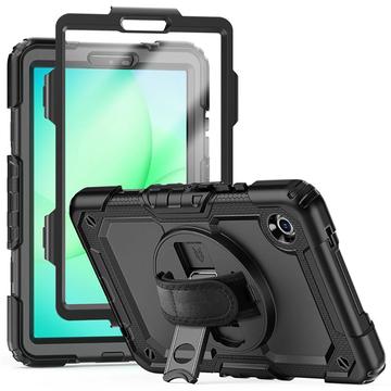 Étui hybride Samsung Galaxy Tab A9/A11 avec courroie Tech-Protect Solid360 - Noir