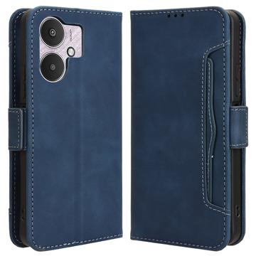 Étui Portefeuille Xiaomi Poco M6/Redmi 13R - Série Cardholder - Bleu