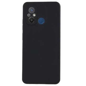 Coque Xiaomi Redmi 12C en TPU Mate Anti-Empreintes - Noire