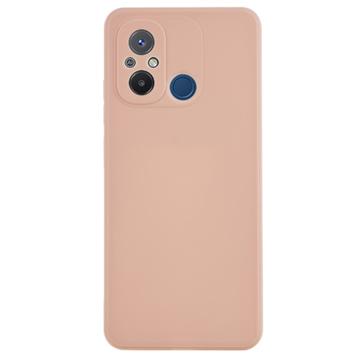 Coque Xiaomi Redmi 12C en TPU Mate Anti-Empreintes - Rose