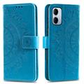 Étui Portefeuille Xiaomi Redmi 15a Mandala avec dragonne - Bleu