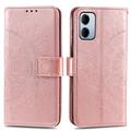 Étui Portefeuille Xiaomi Redmi 15a Mandala avec dragonne - Rose