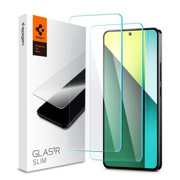 Protecteur d\'Écran Xiaomi Redmi Note 13 Pro en Verre Trempé Spigen Glas.tR Slim - 2 Pcs.