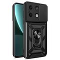 Coque Hybride Xiaomi Redmi Note 13 à Anneau Rotatif avec Protection pour Appareil Photo