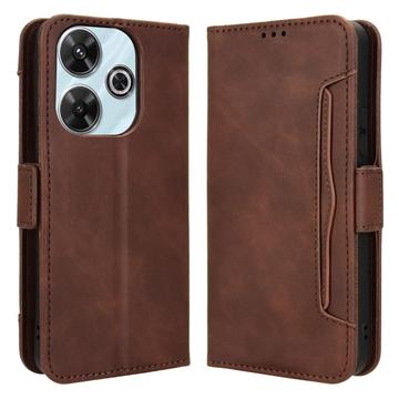 Étui Portefeuille Xiaomi Redmi Note 13R/Redmi 13/Poco M6 4G - Série Cardholder - Marron