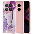 Coque Xiaomi Redmi Note 14 Pro 5G/Poco X7 en Silicone Tech-Protect Icon - Marbre