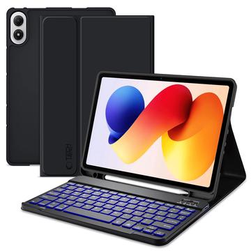 Étui pour clavier Bluetooth Xiaomi Redmi Pad 2 Pro/Poco Pad M1 Tech-Protect SmartCase Pen - Noir