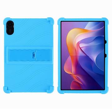 Etui en silicone Xiaomi Redmi Pad 2 avec Kickstand - Bleu clair