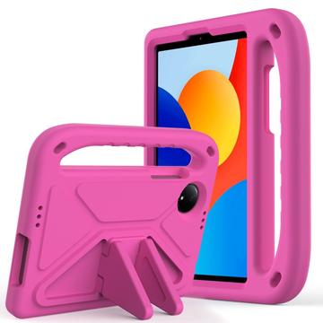 Coque Xiaomi Redmi Pad SE 8.7 Antichoc Portative pour Enfants - Rose Vif