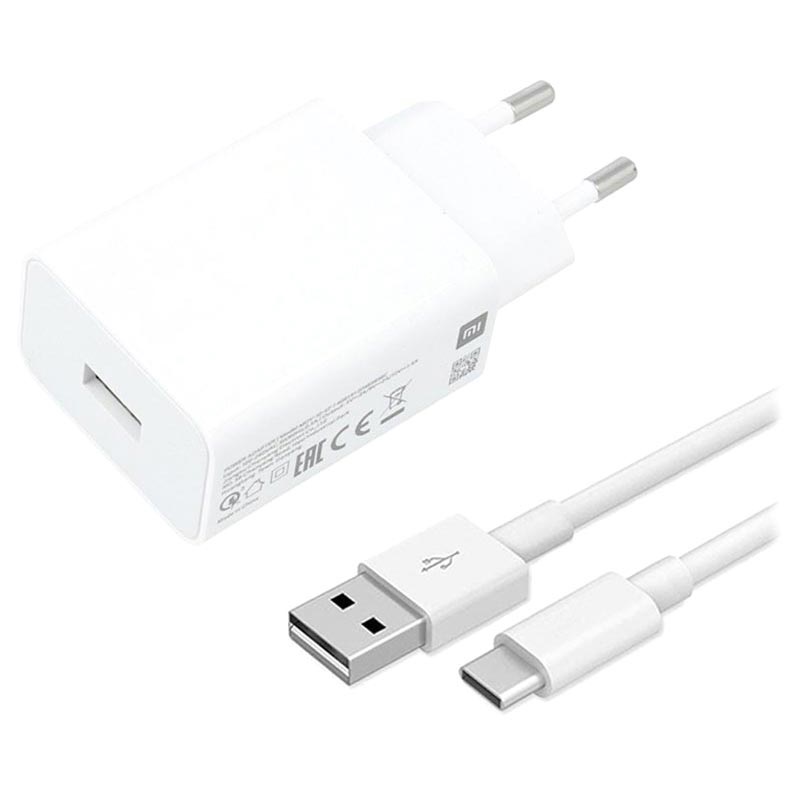 Chargeur complet USB-C vers Lightning 20W blanc avec packaging