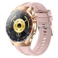 Montre connectée Y108 AMOLED 1.32" étanche avec ECG et plus de 100 modes sportifs - Rose