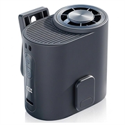 Ventilateur de taille à clip Y66 pour refroidissement de semi-conducteurs avec affichage numérique - Noir