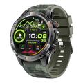 YK15 Montre intelligente d'extérieur étanche IP68 avec appel Bluetooth - Camouflage vert