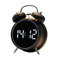 YY6031 Réveil numérique ultra-puissant avec activation vocale - 120dB - Noir