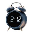 YY6031 Réveil numérique ultra-puissant avec activation vocale - 120dB - Bleu marine