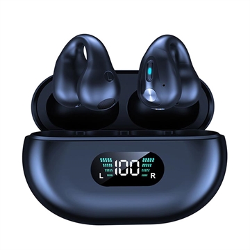 Écouteurs TWS Ouverts à Réduction de Bruit YYK Q80 (Emballage ouvert - Excellent) - Noir