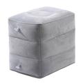 Coussin repose-pieds gonflable ZJM-020 - Gris clair