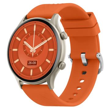 ZL73J Montre intelligente de surveillance de la santé avec appel Bluetooth - 1.39" - Orange