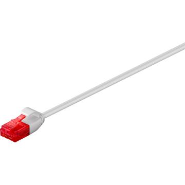 Câble Réseau Mince RJ45 U/UTP CAT 6 Goobay - 7.5m - Gris