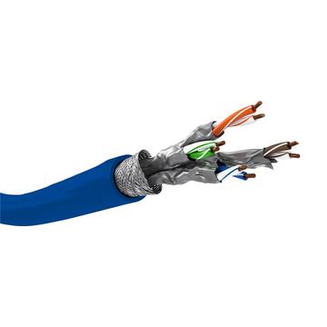 Câble Réseau S/FTP CAT 7A+ Goobay - 250m - Bleue