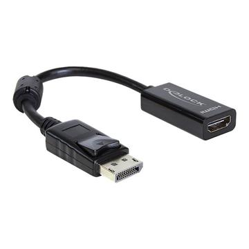 Delock Adaptateur DisplayPort mâle > HDMI femelle - Noir