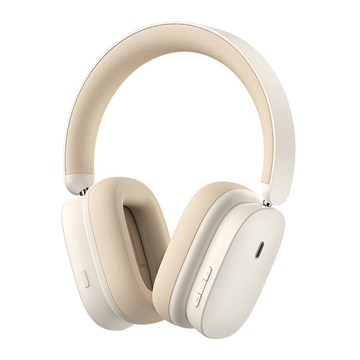 Baseus Bowie H1 Casque d\'écoute sans fil - Bluetooth 5.2, ANC - Blanc