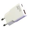 everActive SC-340Q GaN Super Slim 20W Chargeur avec USB QC3.0 & USB-C PD Ports - Blanc