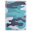 Coque iPad 10.2 2019/2020/2021 en TPU - Camouflage Bleu