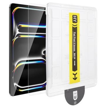 Protection d\'écran en verre trempé HD iPad Air 13 2024/2025 avec outil de dépoussiérage automatique - 9H