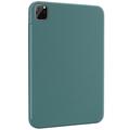 Coque iPad Air 13 (2024)/iPad Pro 12.9 2018/2020/2021/2022 en Silicone Liquide - Verte