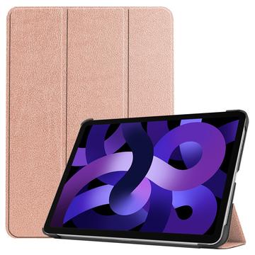 Étui à Rabat Smart iPad Air 11 (2024) - Série Tri-Fold - Rose Doré