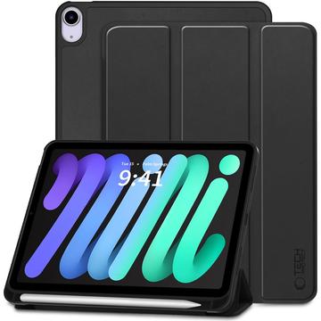 Étui folio à trois volets iPad Mini 2021/2024 Tech-Protect SmartCase Pen - Noir