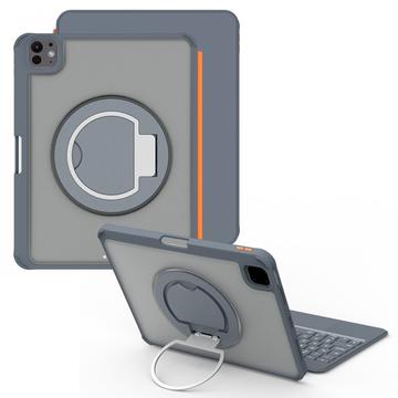 Étui clavier magnétique rétroéclairé iPad Pro 11 2024/2025 TU3607P avec support pivotant à 360° - Gris